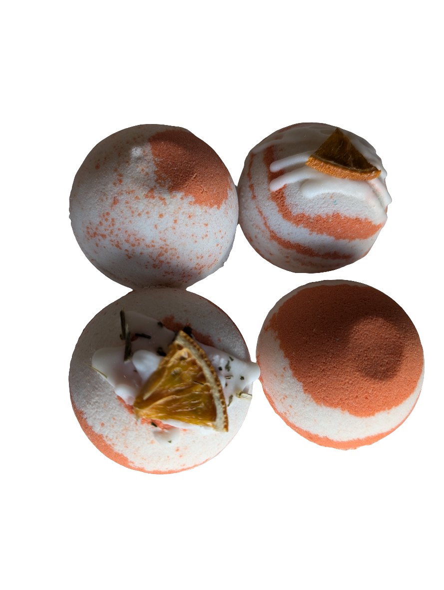 Yuzu and Grapefruit Bath Bomb