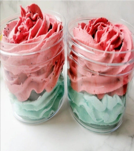 Juicy Watermelon Whipped Soap