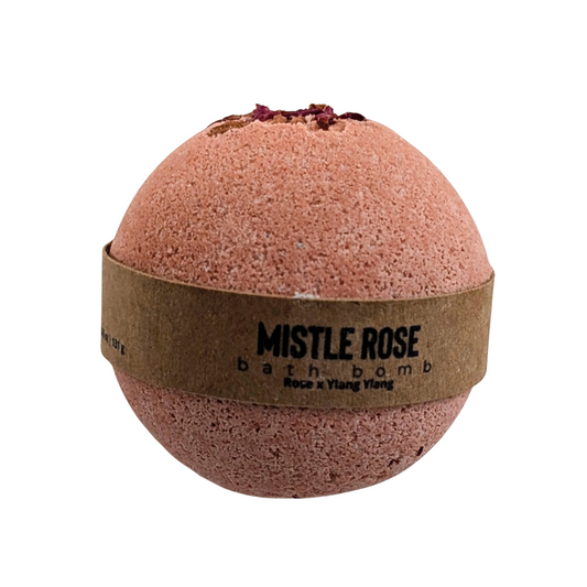 Rose Clay Bath Bomb (Mistle Rose)